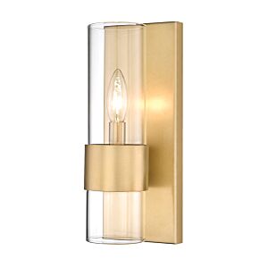 Z-Lite Lawson 1-Light Wall Sconce In Rubbed Brass