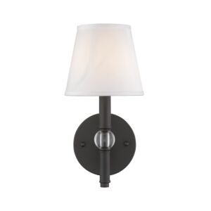 Waverly 1-Light Wall Sconce in Rubbed Bronze