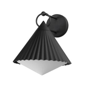 Odette 1-Light Wall Sconce in Black