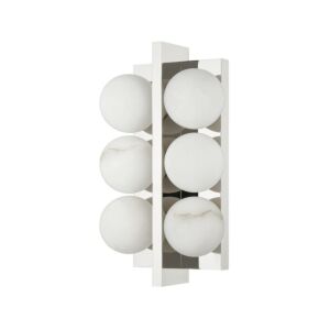 Emille 6-Light Wall Sconce in Polished Nickel