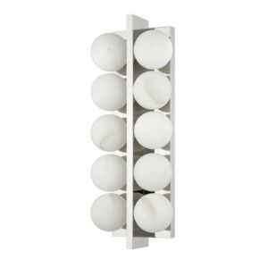 Emille 10-Light Wall Sconce in Polished Nickel