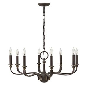 Hinkley Rutherford 8-Light Pendant In Oil Rubbed Bronze