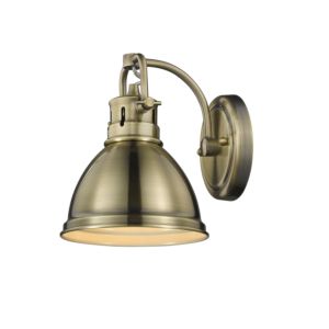 Golden Duncan Wall Sconce in Aged Brass
