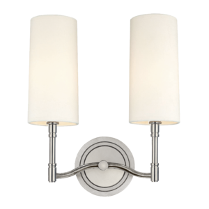  Dillon Wall Sconce in Polished Nickel
