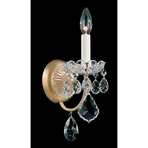 New Orleans 1-Light Wall Sconce in Antique Silver