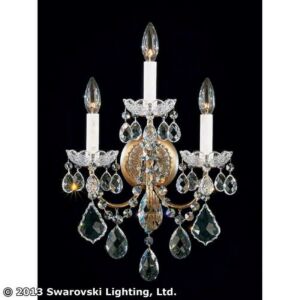 New Orleans 3-Light Wall Sconce in Etruscan Gold