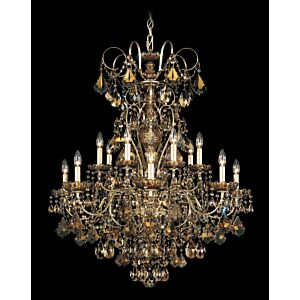 New Orleans 14-Light Chandelier in Antique Silver