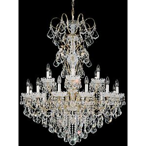 New Orleans 18-Light Chandelier in Antique Silver