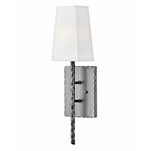 Hinkley Tress 1-Light Wall Sconce In Burnished Nickel
