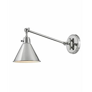Hinkley Arti 1-Light Wall Sconce In Polished Nickel