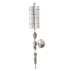 Fragment 1-Light Wall Sconce in Silver Leaf