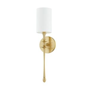 Guilford 1-Light Wall Sconce in Aged Brass