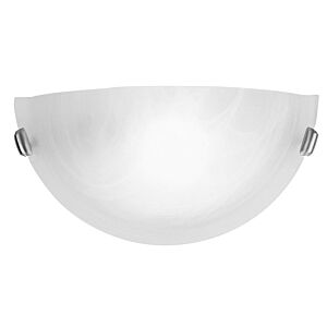 Wall Sconces 1-Light Wall Sconce in Brushed Nickel