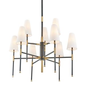  Bowery Chandelier in Aged Old Bronze