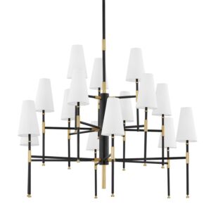Bowery 15-Light Chandelier in Aged Old Bronze