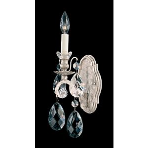 Renaissance 1-Light Wall Sconce in Antique Silver