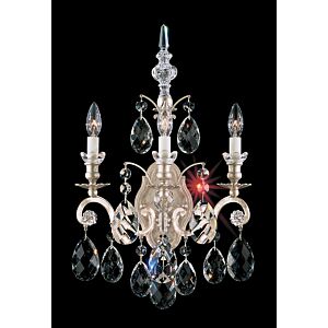 Renaissance 3-Light Wall Sconce in Antique Silver
