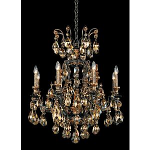 Renaissance 8-Light Chandelier in French Gold