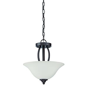 Craftmade Northlake 2 Light 14 Inch Ceiling Light in Aged Bronze Brushed