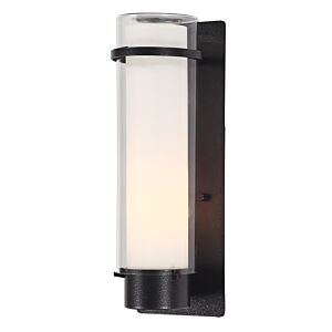 Essex Outdoor 1-Light Outdoor Wall Sconce in Hammered Black