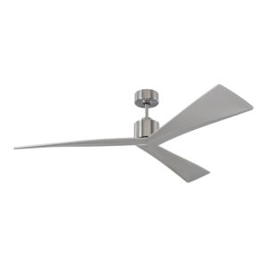 Visual Comfort Fan Adler 60" Indoor Ceiling Fan in Brushed Steel