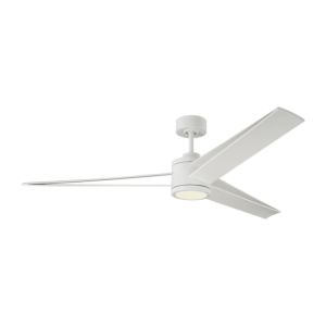 Visual Comfort Fan Armstrong 60" Indoor Ceiling Fan in Matte White