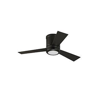Visual Comfort Fan Clarity II 42" LED Flush Mount Ceiling Fan in Oil Rubbed Bronze