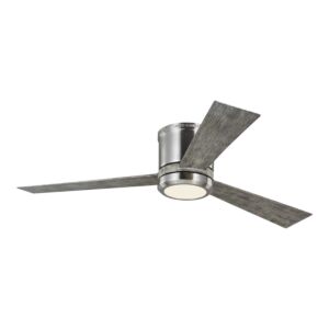 Clarity 1-Light 52" Ceiling Fan in Brushed Steel
