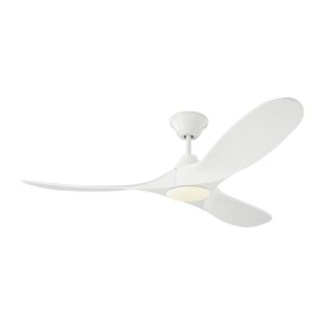 Visual Comfort Fan Maverick II LED 52" Indoor Ceiling Fan in Matte White