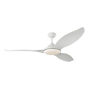 Visual Comfort Fan Stockton 60" Indoor Ceiling Fan in Matte White