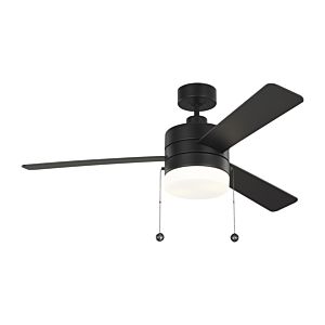 Monte Carlo Syrus 2 Light 52 Inch Indoor Ceiling Fan in Midnight Black