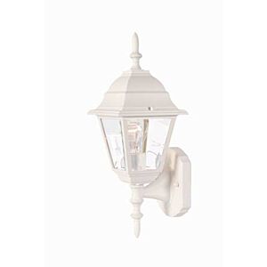 Builder's Choice 1-Light Wall Sconce in Textured White