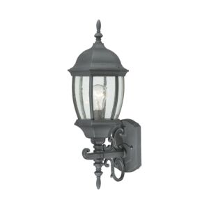 Covington 1-Light Outdoor Wall Sconce in Black