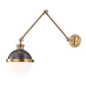  Latham Wall Sconce in Aged Distressed Bronze
