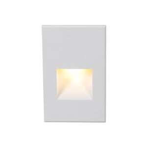 4021 1-Light LED Step and Wall Light in White with Aluminum