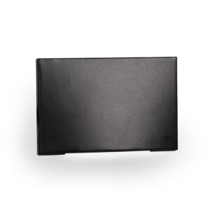 4031 1-Light LED Step and Wall Light in Black with Aluminum