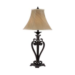 Angers 1-Light Table Lamp in Dark Bronze