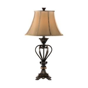 Lyon 1-Light Table Lamp in Bronze