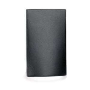 4041 1-Light LED Step and Wall Light in Black with Aluminum