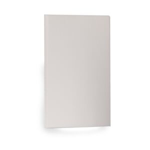 4041 1-Light LED Step and Wall Light in White with Aluminum