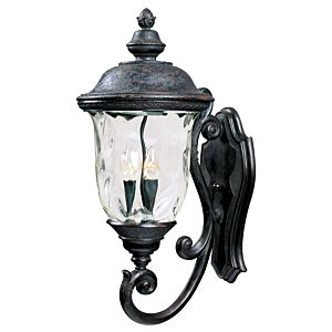 Maxim Carriage House 26.5 Inch 3 Light Outdoor Wall Mount in Oriental Bronze