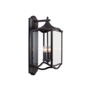 Kalco Lakewood Outdoor 4 Light 28 Inch Outdoor Wall Light in Aged Iron