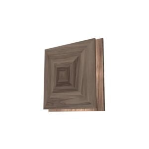 Facet LED Wall Lamp in American Walnut