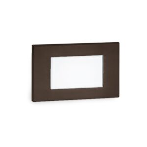 4071 1-Light LED Step and Wall Light in Bronze with Aluminum