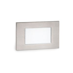 WAC Landscape Rectangle LED Low Voltage Step and Wall Light in Stainless Steel