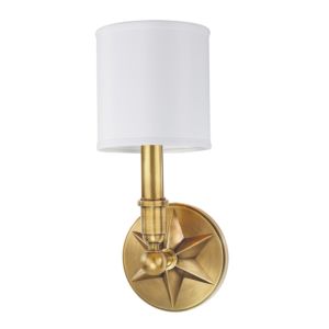  Bethesda Wall Sconce in Aged Brass