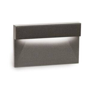 4091 1-Light LED Step and Wall Light in Bronze with Aluminum