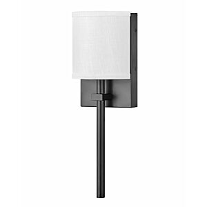 Hinkley Avenue Off White Wall Sconce In Black