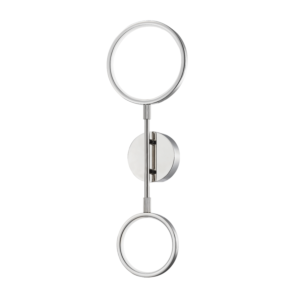 Hudson Valley Saturn Wall Sconce in Polished Nickel