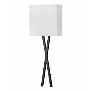 Hinkley Axis Off White Wall Sconce In Black
